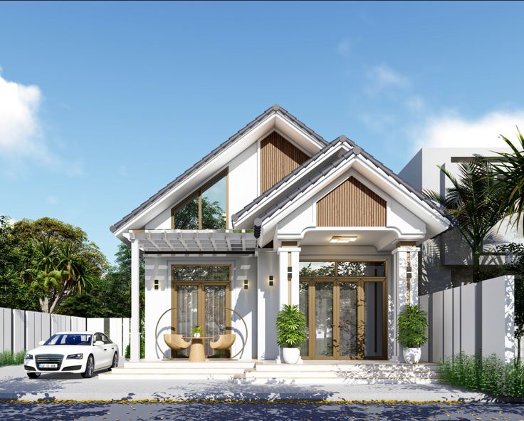 Mẫu nhà mái Thái miền Tây 2025